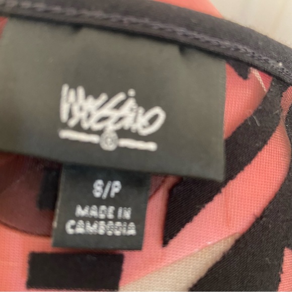 Mossimo Black sheer women knit tank top. Size S. Used. - Picture 4 of 5